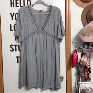 Grey tunic dress